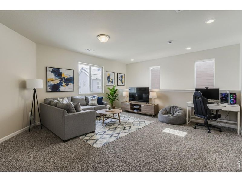 Furnished interior view inside a new home in Waterfield, Fort Collins (Image 14).