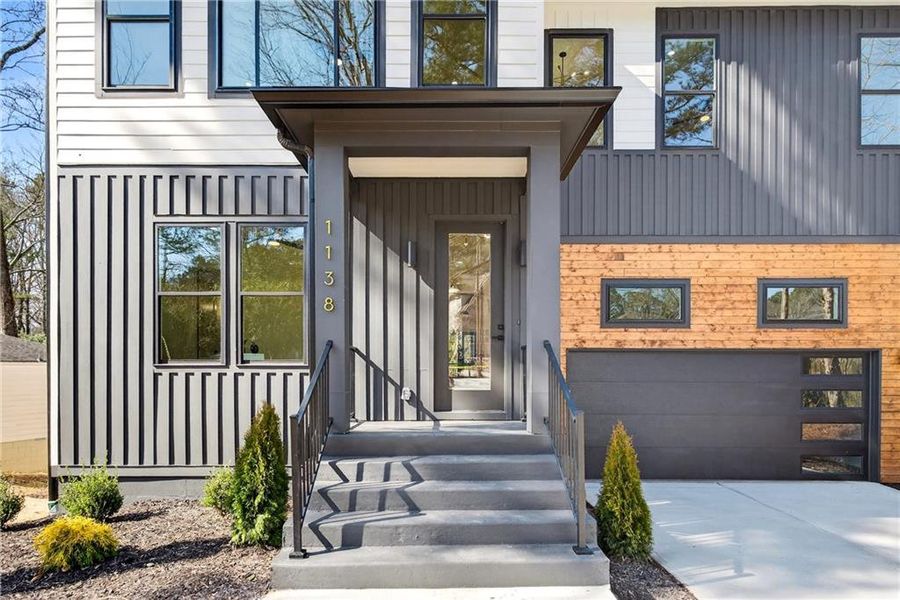 Exterior details and patio area of a home in , Atlanta (Image 3).