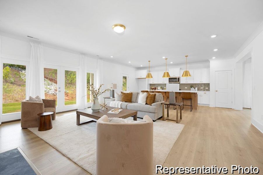 Furnished interior view inside a new home in , Ridgeville (Image 9).