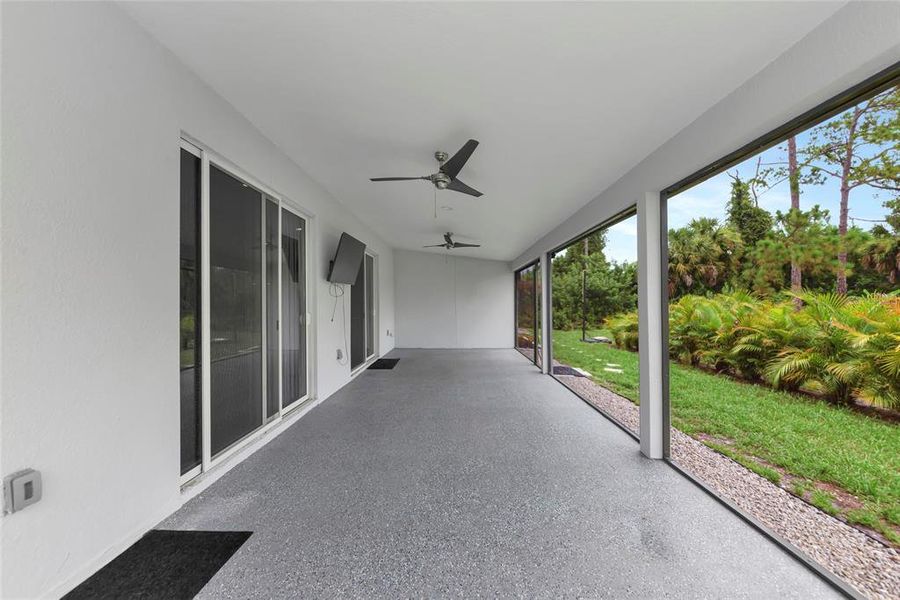 Exterior details and patio area of a home in , North Port (Image 32). Exterior details and patio area of a home in , North Port (Image 32).