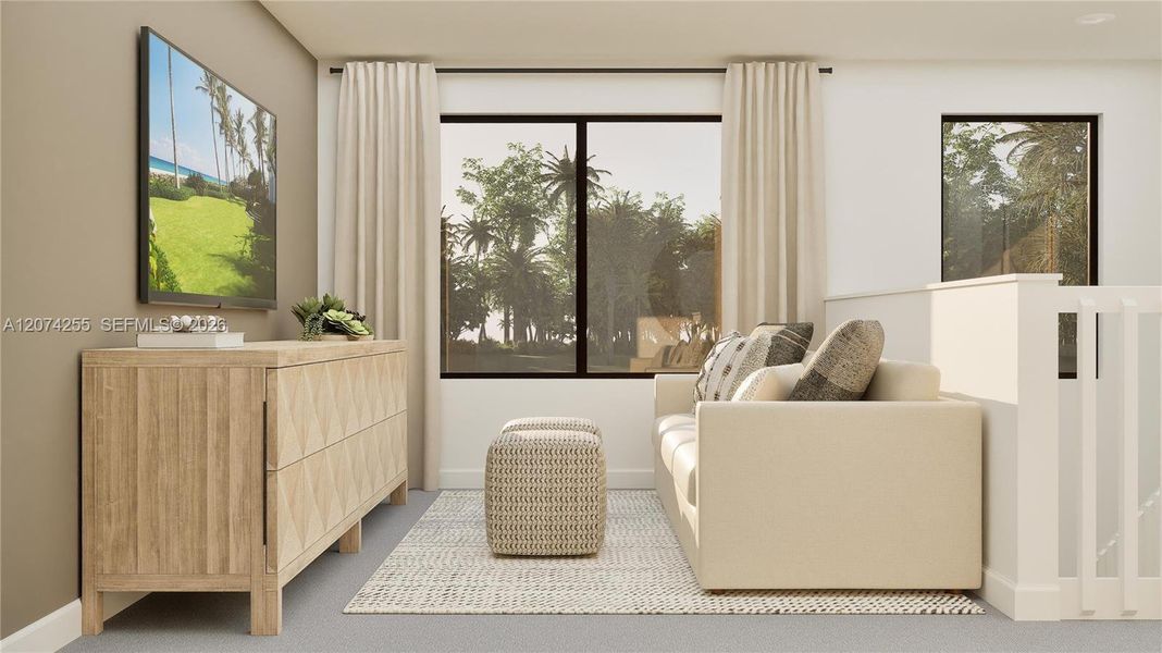Furnished interior view inside a new home in Solterra, Sunrise (Image 4).