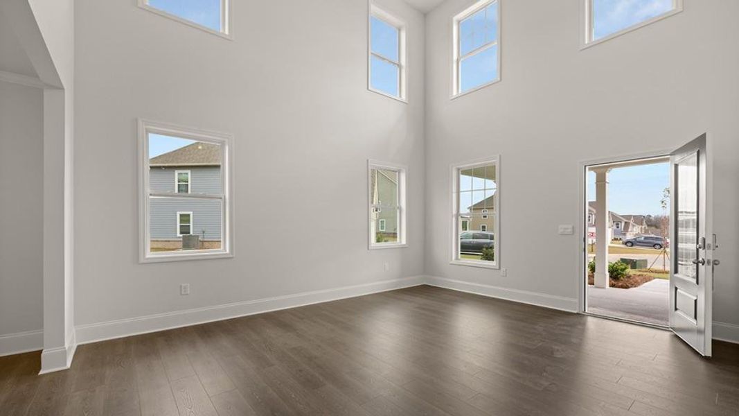 Spacious, unfurnished interior of a new home in Hamptons at Riverwood East, Dallas (Image 14).