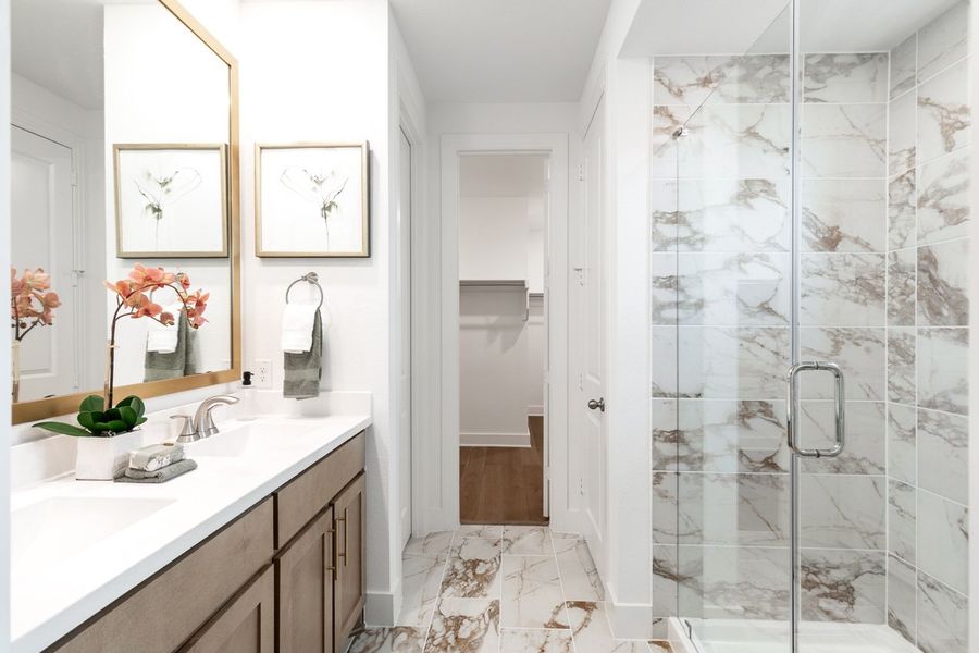 Representative Primary Bathroom - some options shown