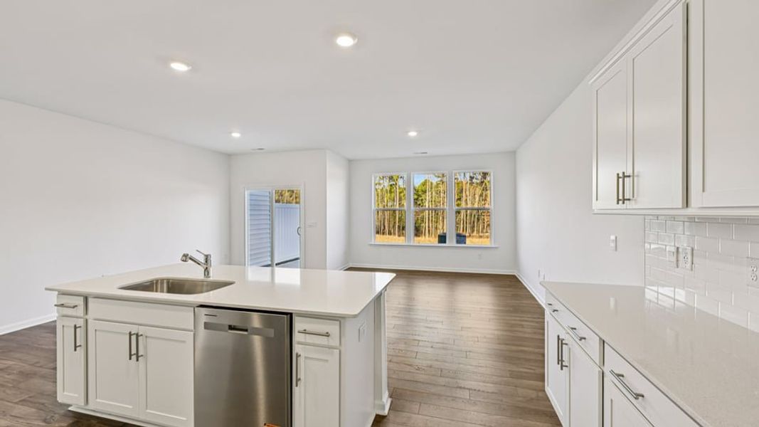 Furnished interior view inside a new home in Chapel Townes, Raleigh (Image 6).