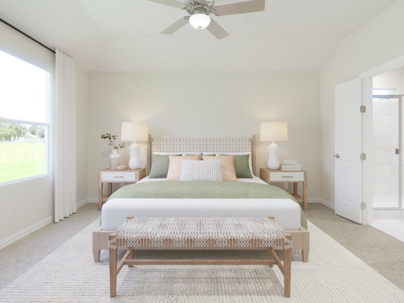 Furnished interior view inside a new home in , Crandall (Image 6).