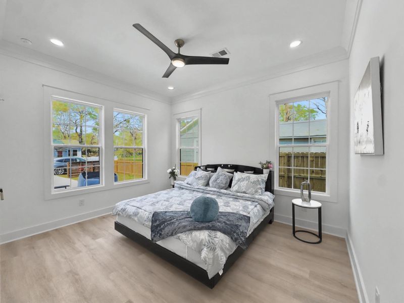 Furnished interior view inside a new home in , North Charleston (Image 49).