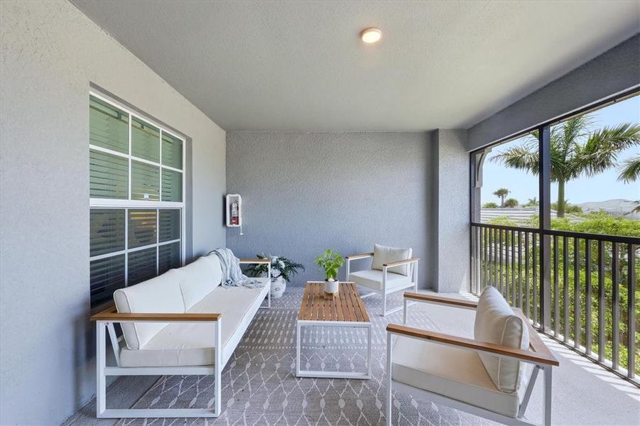Exterior details and patio area of a home in , Venice (Image 3).