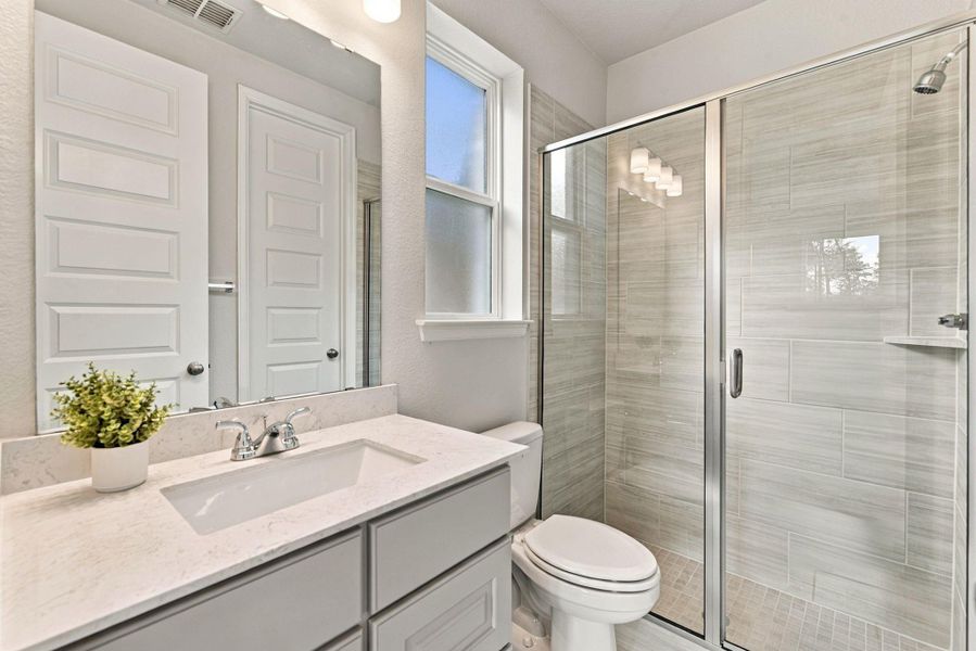 Furnished interior view inside a new home in The Highlands, Porter (Image 30).