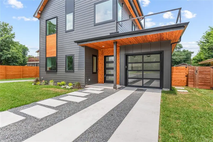 Exterior details and patio area of a home in , Austin (Image 3).