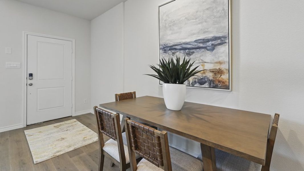 Representative furnished interior of a home built from the Adams by D.R. Horton in Liberty Crossing, Royse City (Image 4). Representative furnished interior of a home built from the Adams by D.R. Horton in Liberty Crossing, Royse City (Image 4).