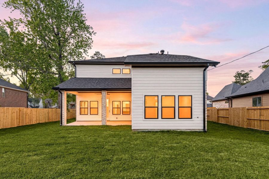 Exterior details and patio area of a home in , Tomball (Image 29).