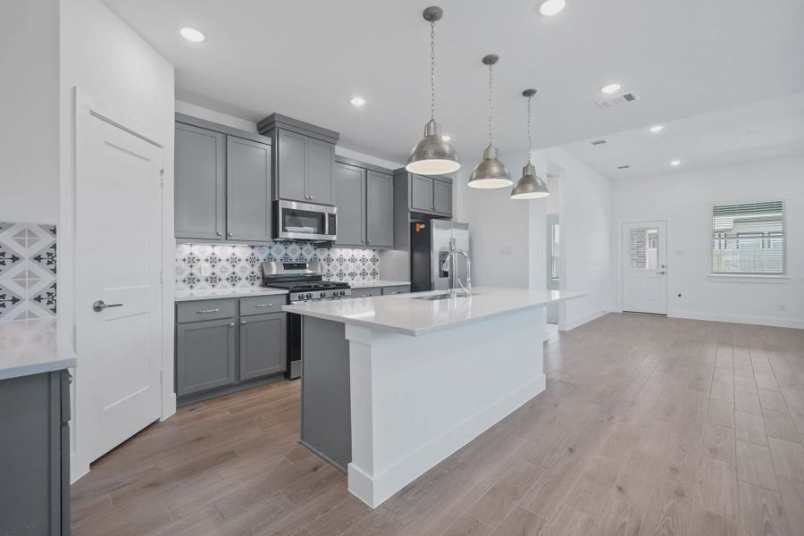 Representative furnished interior of a home built from the Sage by Chesmar Homes in Legacy at Lake Dunlap, New Braunfels (Image 3).