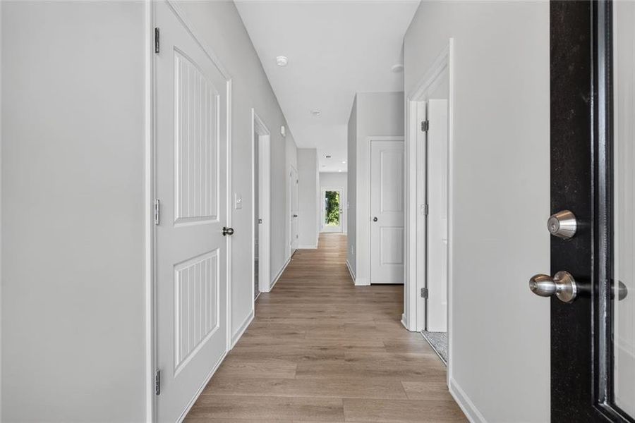 Spacious, unfurnished interior of a new home in Southbend, Rome (Image 19). Spacious, unfurnished interior of a new home in Southbend, Rome (Image 19).