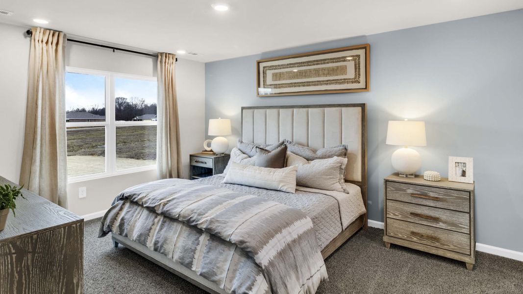 Furnished interior view inside a new home in Bailey Park, Fayetteville (Image 23).