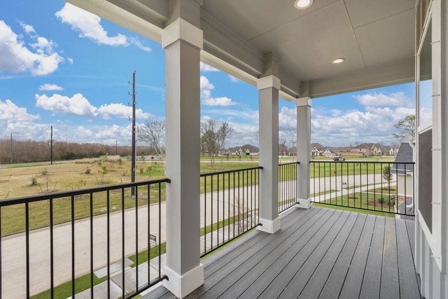 Representative exterior details of a home built from the Sorenstam by Chesmar Homes in Riceland Alley Loads, Mont Belvieu (Image 38).