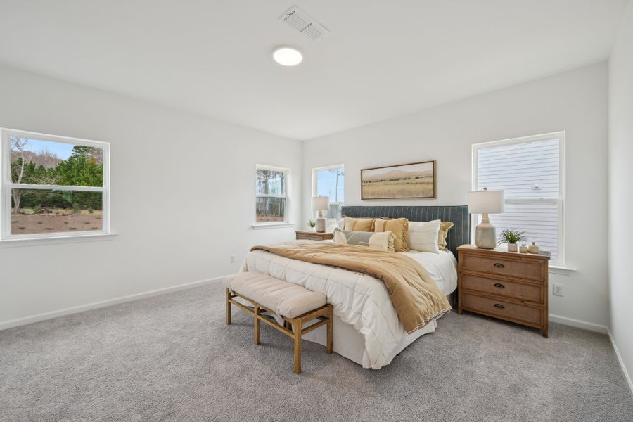 Representative furnished interior of a home built from the Leland by Ashton Woods in Crescent Mills, Wilson's Mills (Image 11).
