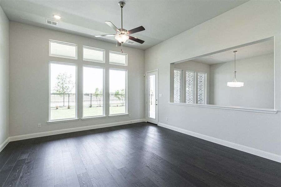 Representative unfurnished interior of a home built from the Brennan by Pacesetter Homes in Timberbrook, Justin (Image 17).