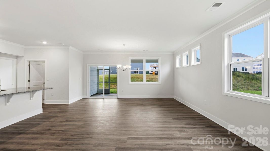 Spacious, unfurnished interior of a new home in Tap Root Farms, Fletcher (Image 18). Spacious, unfurnished interior of a new home in Tap Root Farms, Fletcher (Image 18).