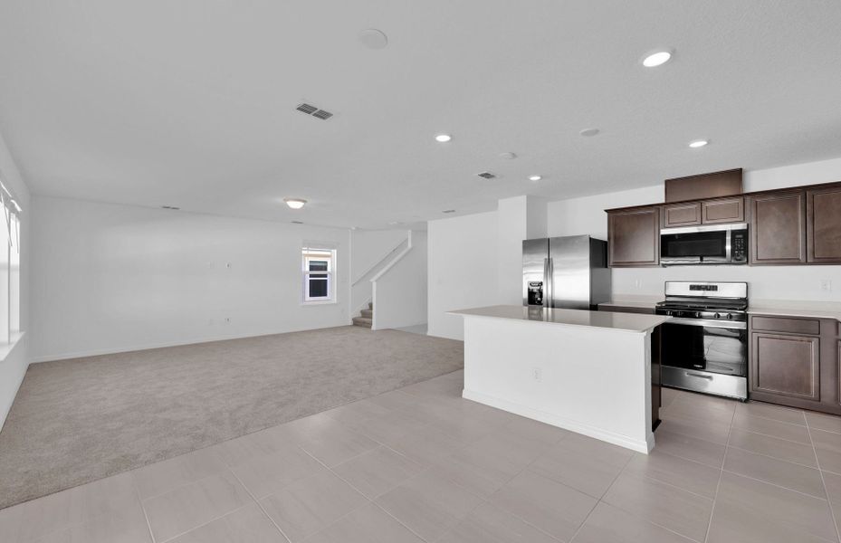 Furnished interior view inside a new home in Wells Landing, Jacksonville (Image 17).