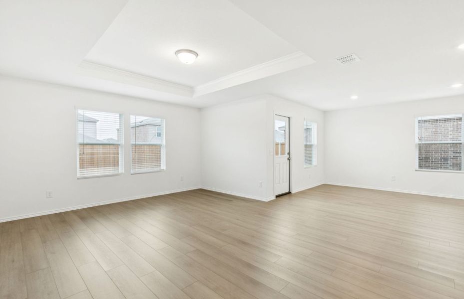 Representative unfurnished interior of a home built from the La Salle by Centex in Elizabeth Creek, Haslet (Image 13).