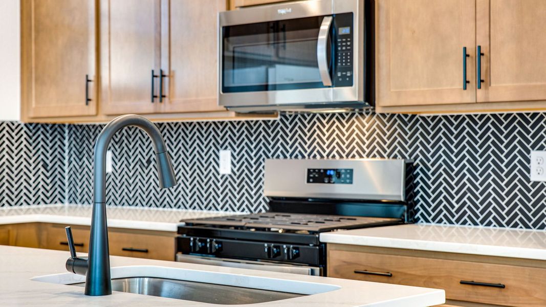 Close-up of interior finishes inside a home in Horizon Uptown, Aurora (Image 15).