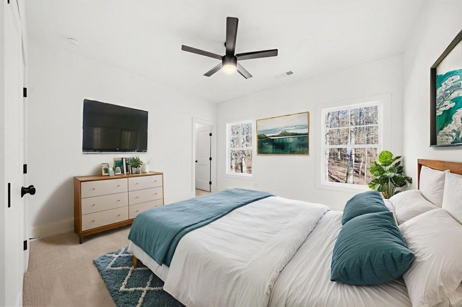 Furnished interior view inside a new home in , Canton (Image 49).