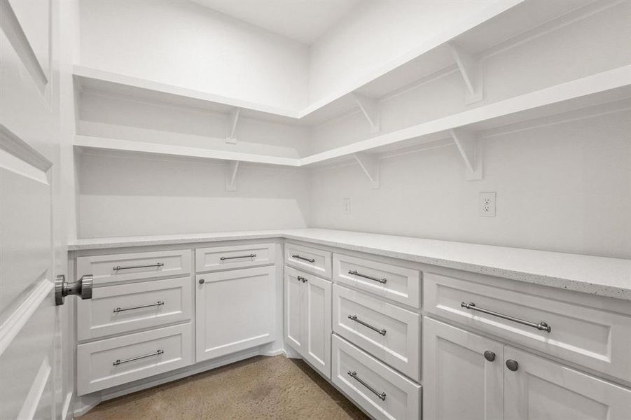 View of storage area