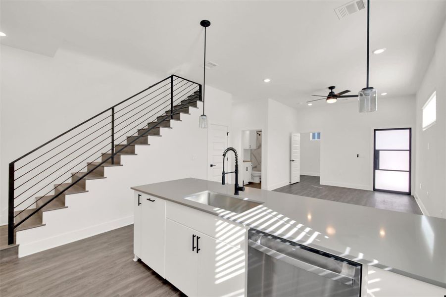 Furnished interior view inside a new home in , Austin (Image 8).