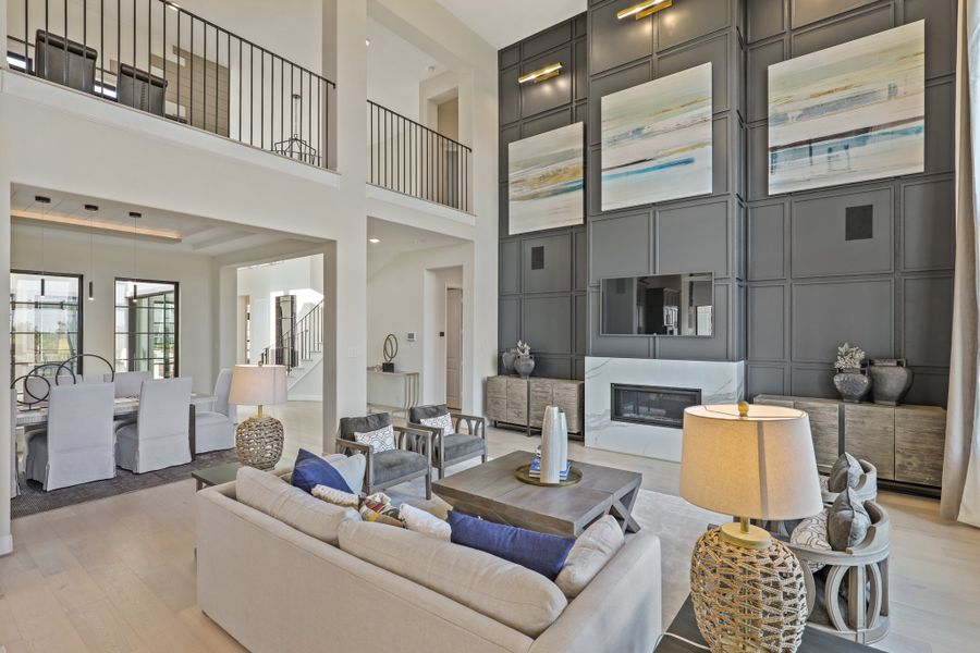 Furnished interior view inside a new home in Bridgeland 45', 50', 70', Cypress (Image 31).