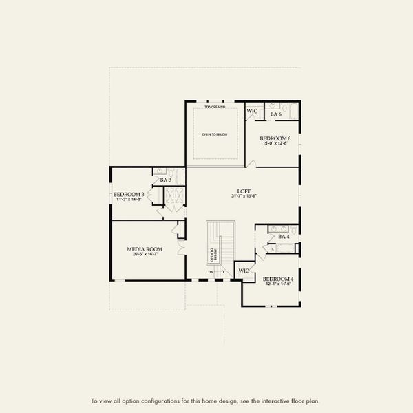 2D floor plan layout for the Livingston II by DiVosta in Canter, Wellington, FL (Image 4). 2D floor plan layout for the Livingston II by DiVosta in Canter, Wellington, FL (Image 4).
