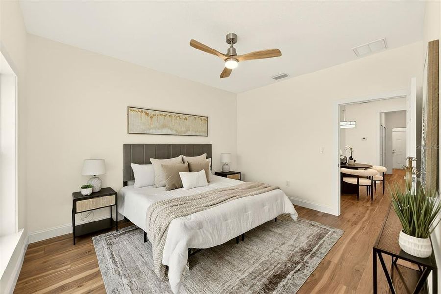 Furnished interior view inside a new home in , St. Petersburg (Image 16).