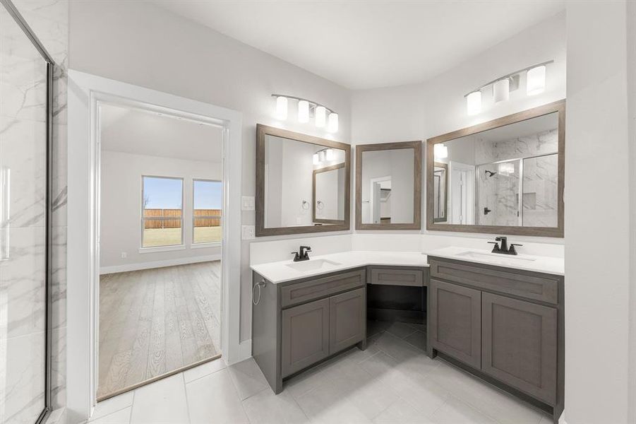 Furnished interior view inside a new home in Sutton Fields, Celina (Image 8).
