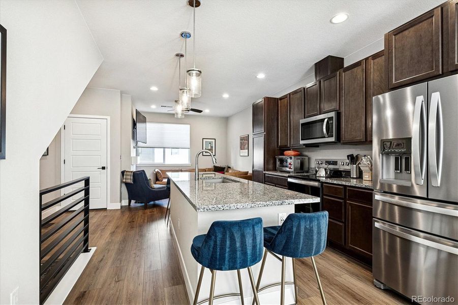 Furnished interior view inside a new home in , Denver (Image 7).