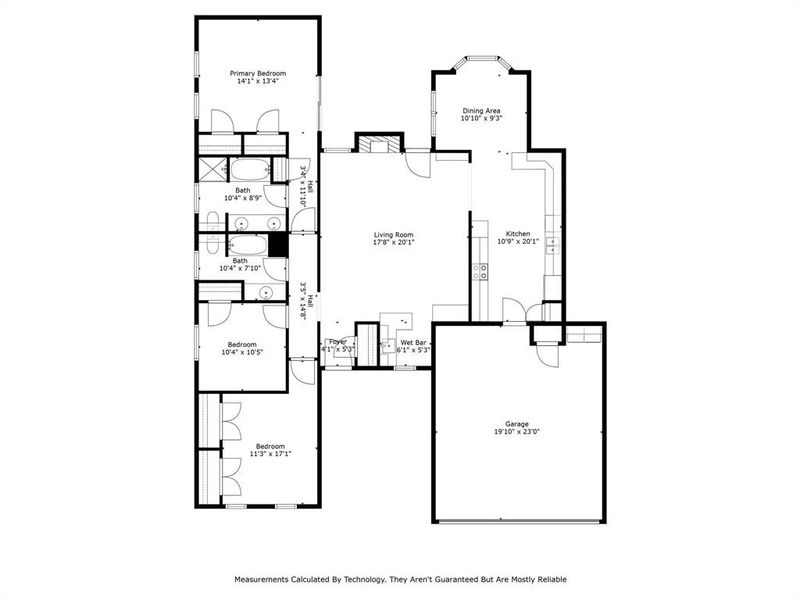 View of floor plan / room layout