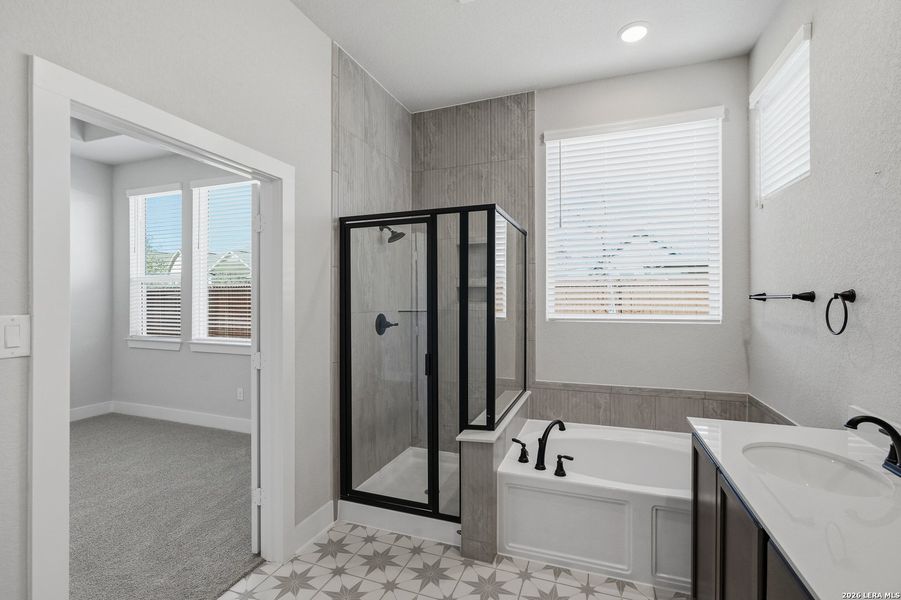 Furnished interior view inside a new home in Stillwater Ranch, San Antonio (Image 17).