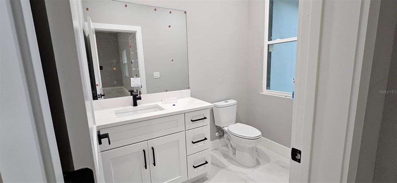 Status of Construction as of 7/27/25. Half Bath Status of Construction as of 7/27/25. Half Bath