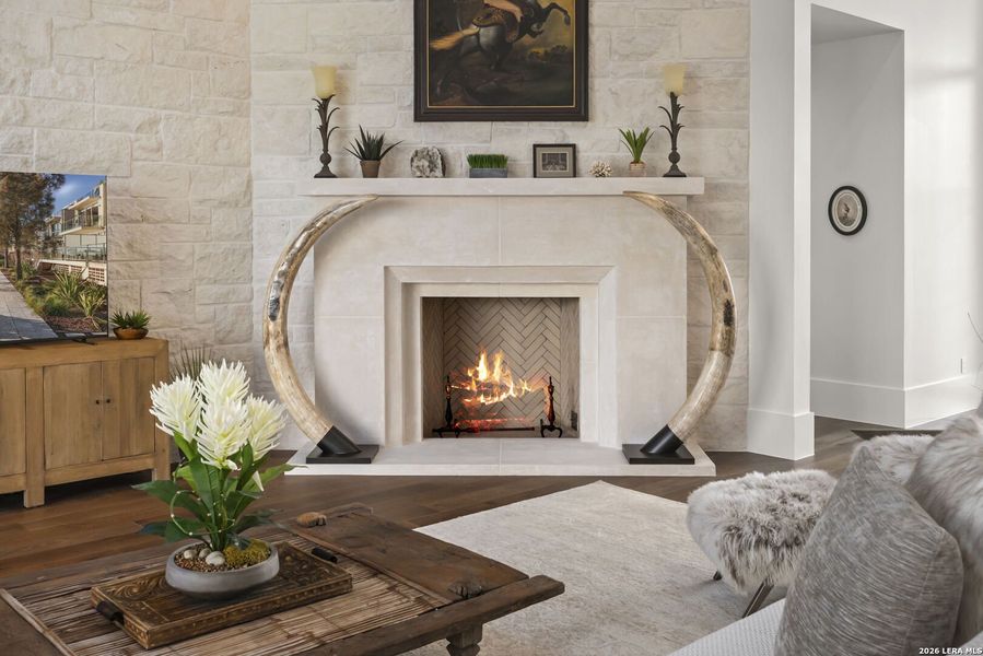 Furnished interior view inside a new home in , Boerne (Image 56).