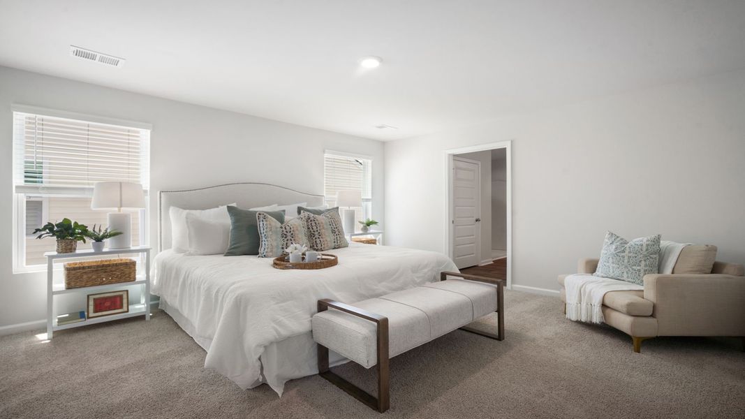 Furnished interior view inside a new home in The Lakes at North Glynn, Brunswick (Image 17).