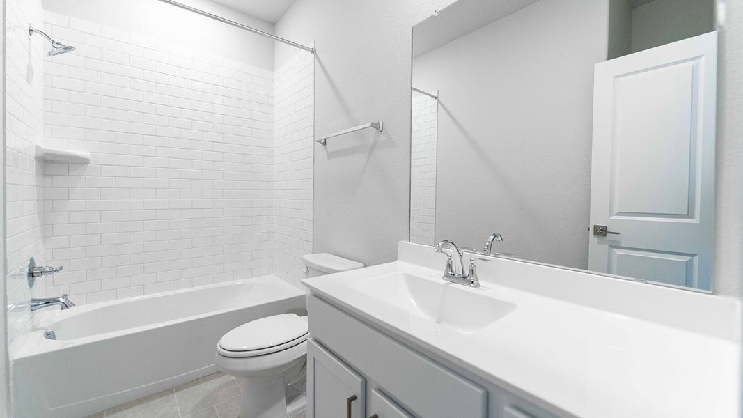 Furnished interior view inside a new home in Santa Rita Ranch, Liberty Hill (Image 10).