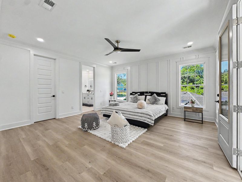 Furnished interior view inside a new home in , Summerville (Image 38). Furnished interior view inside a new home in , Summerville (Image 38).