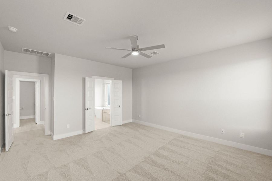 Spacious, unfurnished interior of a new home in Briarwood Crossing, Rosenberg (Image 35). Spacious, unfurnished interior of a new home in Briarwood Crossing, Rosenberg (Image 35).