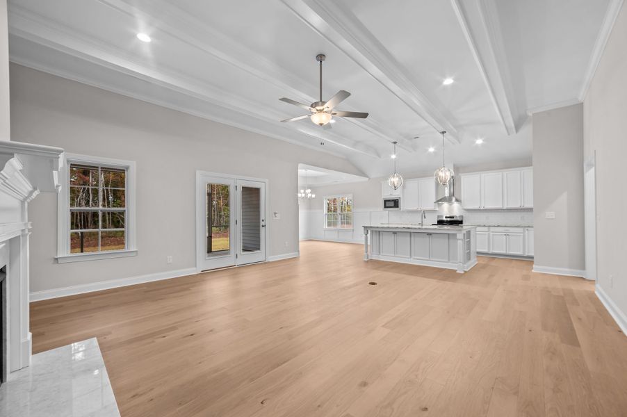 Spacious, unfurnished interior of a new home in The Preserve at Langston, Winterville (Image 19). Spacious, unfurnished interior of a new home in The Preserve at Langston, Winterville (Image 19).