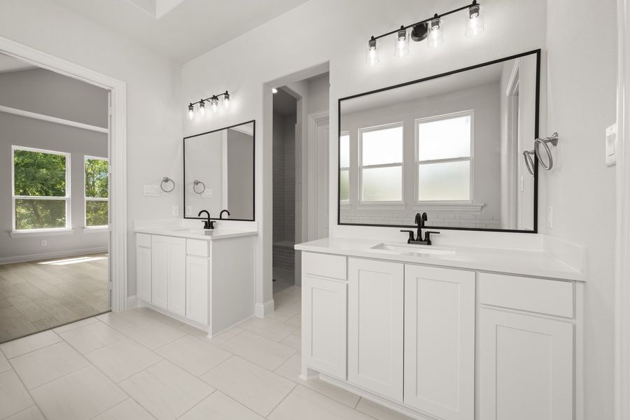 Furnished interior view inside a new home in Waterfall Ranch, Waxahachie (Image 6).