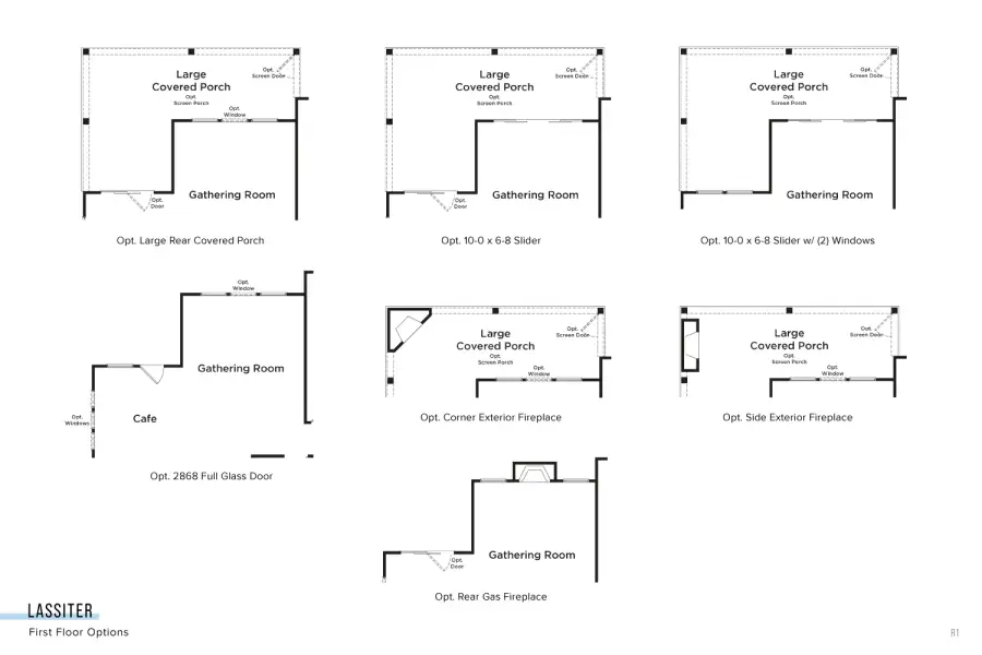 2D floor plan layout for the Lassiter by DRB Homes in Station Pointe Phase 2, Angier, NC (Image 52).