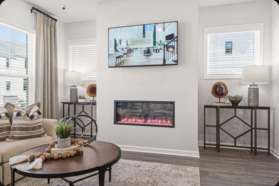 Furnished interior view inside a new home in Rosewood Farm, Lawrenceville (Image 18).