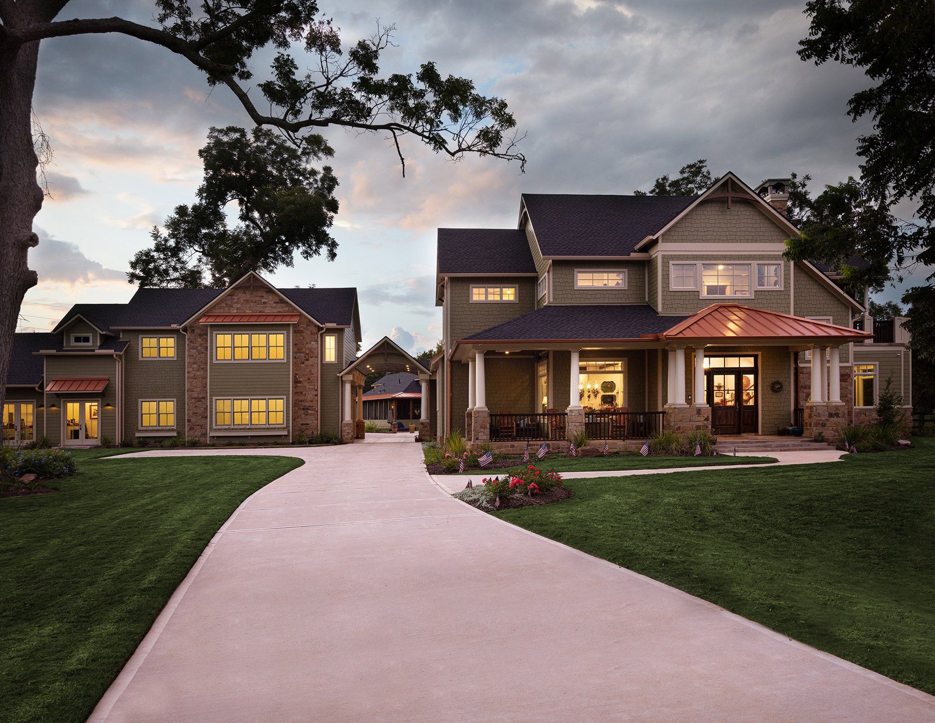 A showcase of a new construction home by Arrow Homes, highlighting their design and quality (Image 1).