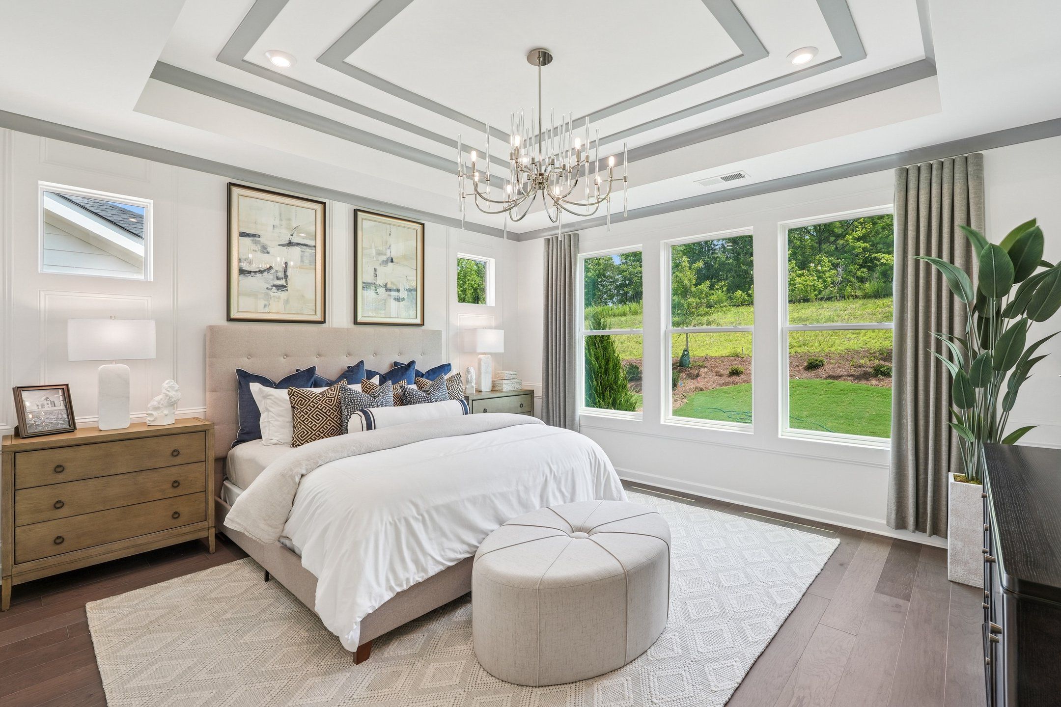 Furnished interior in a model home at Classic Collection At Castleberry in Apex (Image 1). Furnished interior in a model home at Classic Collection At Castleberry in Apex (Image 1).