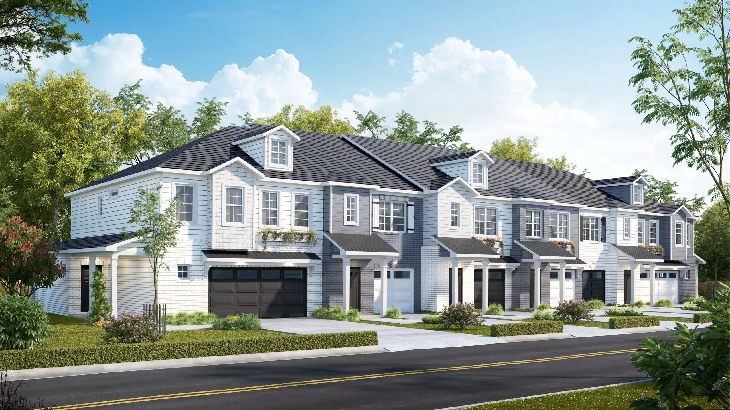 Front exterior of a home in the Villas At Veterans community, located in Murfreesboro, TN (Image 1). Front exterior of a home in the Villas At Veterans community, located in Murfreesboro, TN (Image 1).