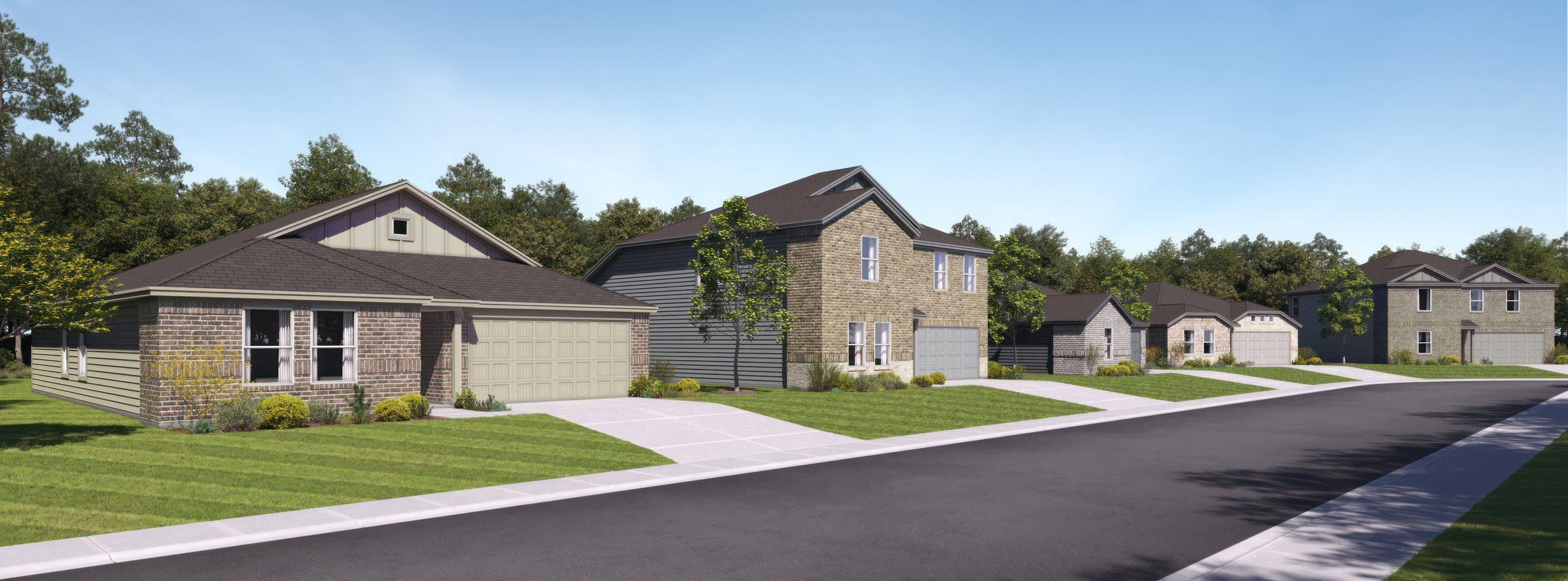 Grove Core Majors Streetscape 1 Side Brick Grove Core Majors Streetscape 1 Side Brick