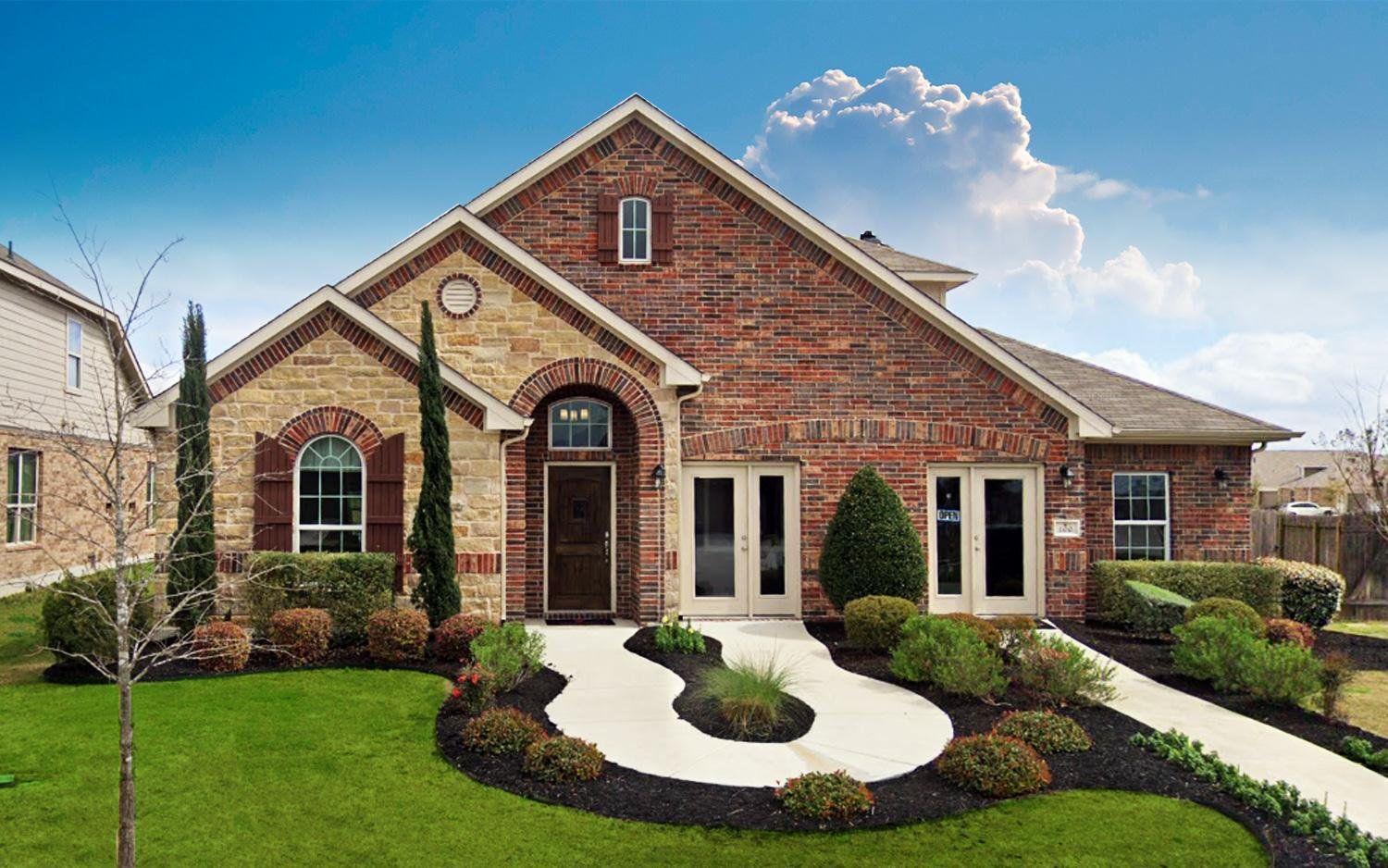 Front exterior of a home in the Hayden Estates community, located in Buckeye, AZ (Image 1).